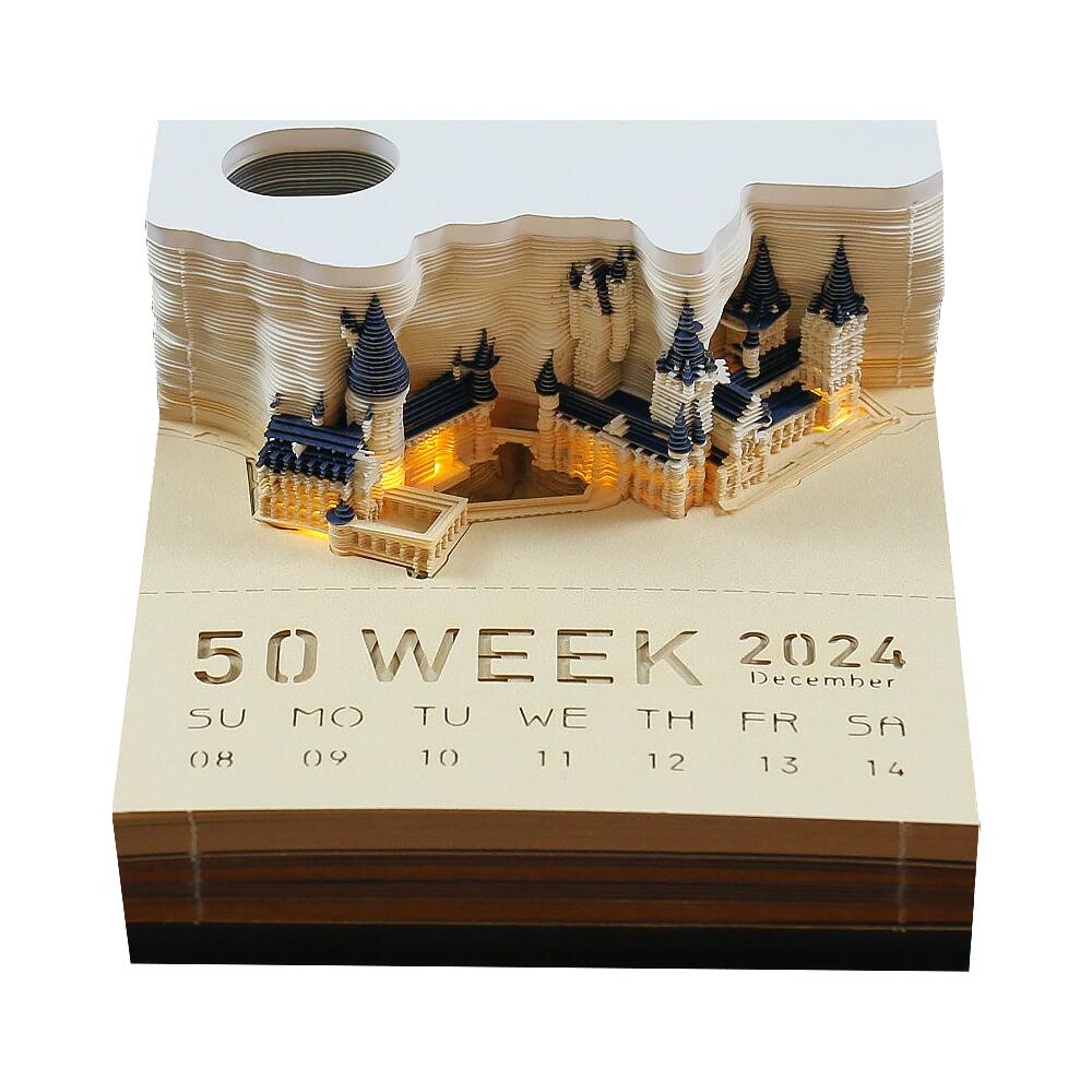2025 Hogwarts Castle Calendar with Illumination