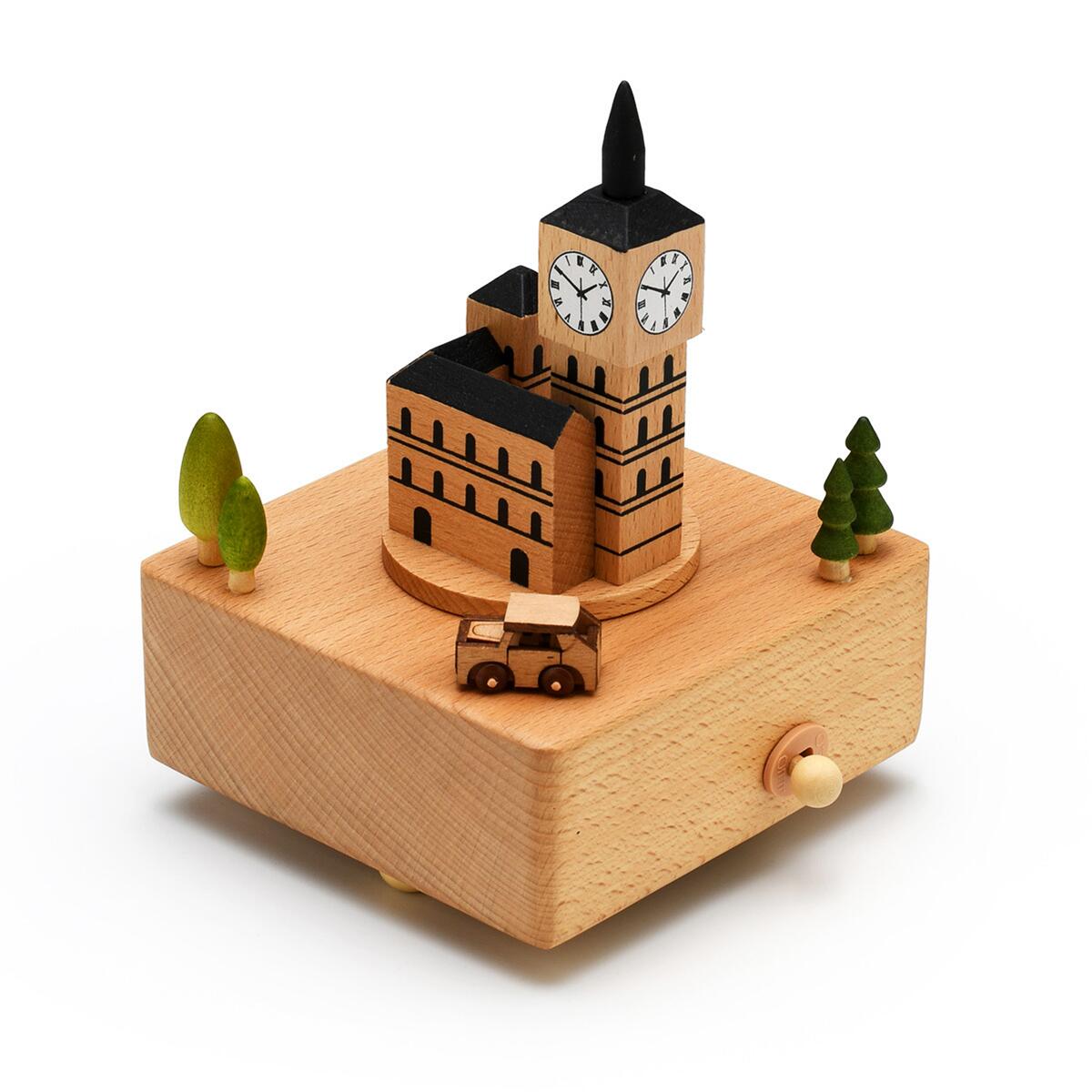 Big Ben & Car Music Box (Melody:Castle in the Sky)