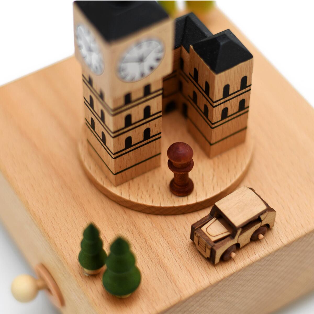 Big Ben & Car Music Box (Melody:Castle in the Sky)