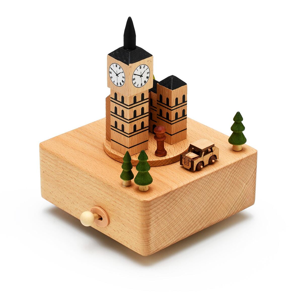 Big Ben & Car Music Box (Melody:Castle in the Sky)