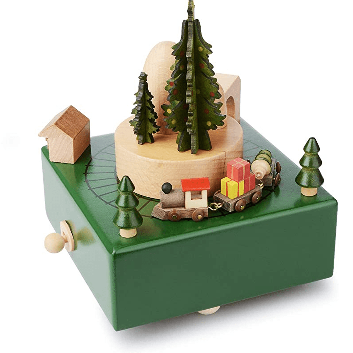 Christmas Tree with a Moving Train (Melody: We Wish You a Merry Christmas)