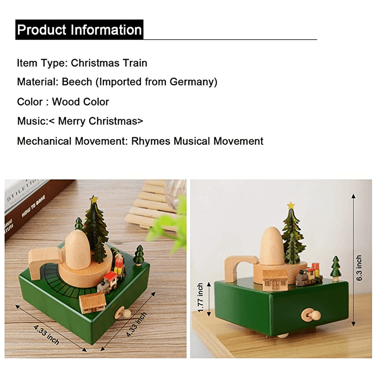 Christmas Tree with a Moving Train (Melody: We Wish You a Merry Christmas)