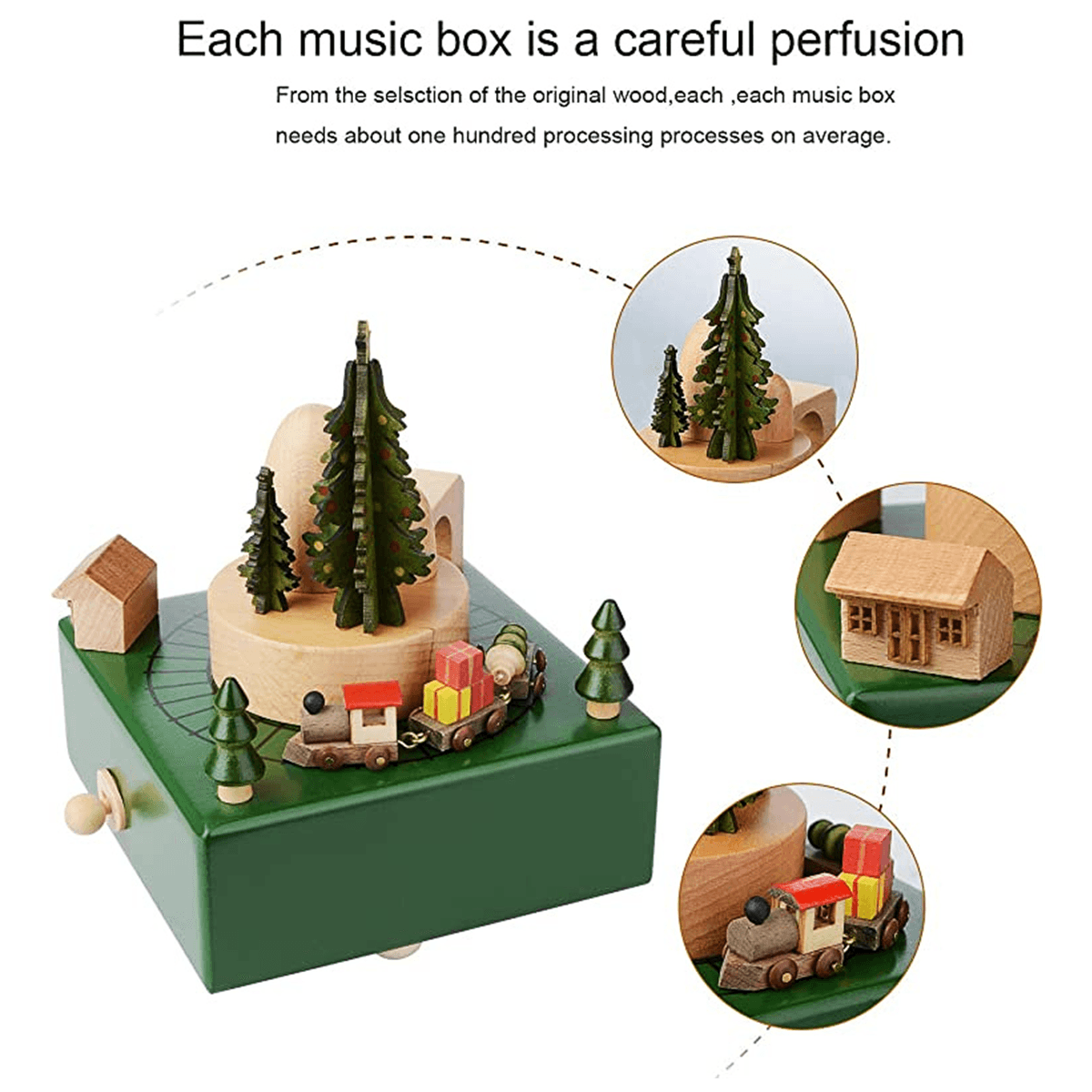 Christmas Tree with a Moving Train (Melody: We Wish You a Merry Christmas)