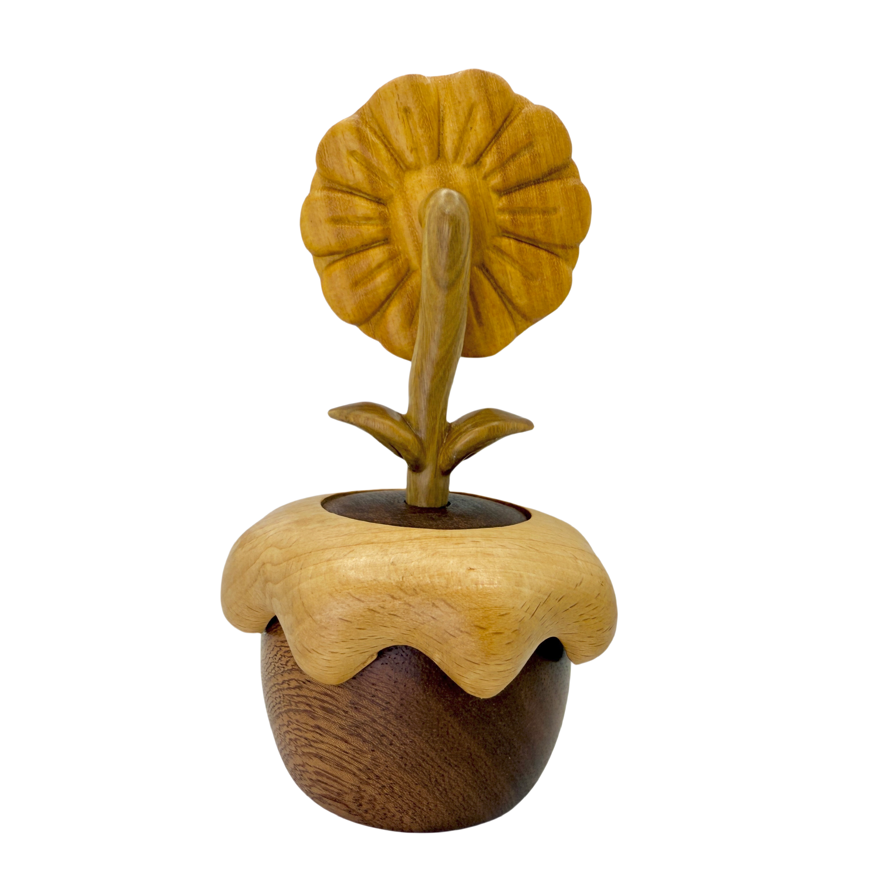 Smiling Sunflower Rotating Music Box (Melody Castle in the Sky)