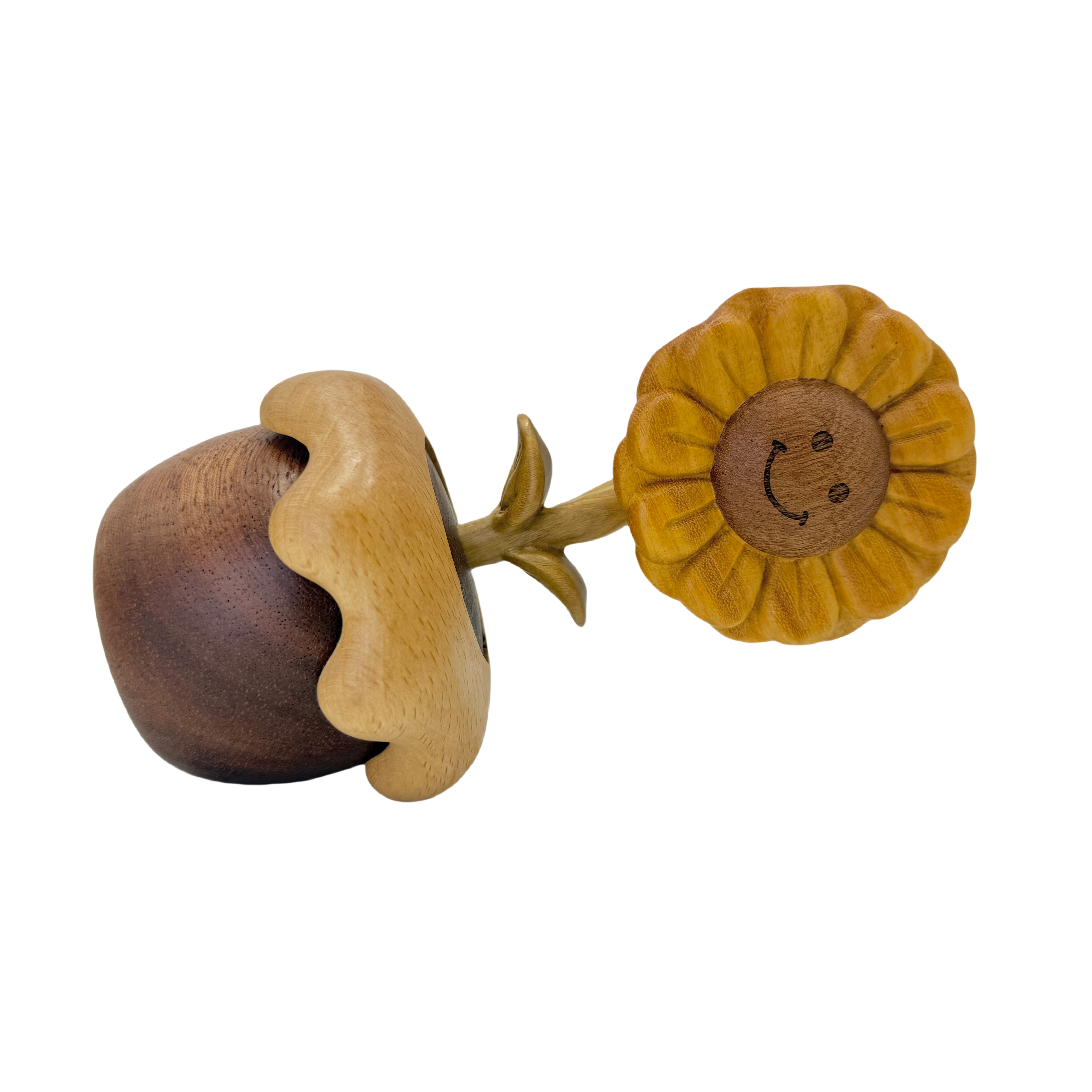 Smiling Sunflower Rotating Music Box (Melody Castle in the Sky)