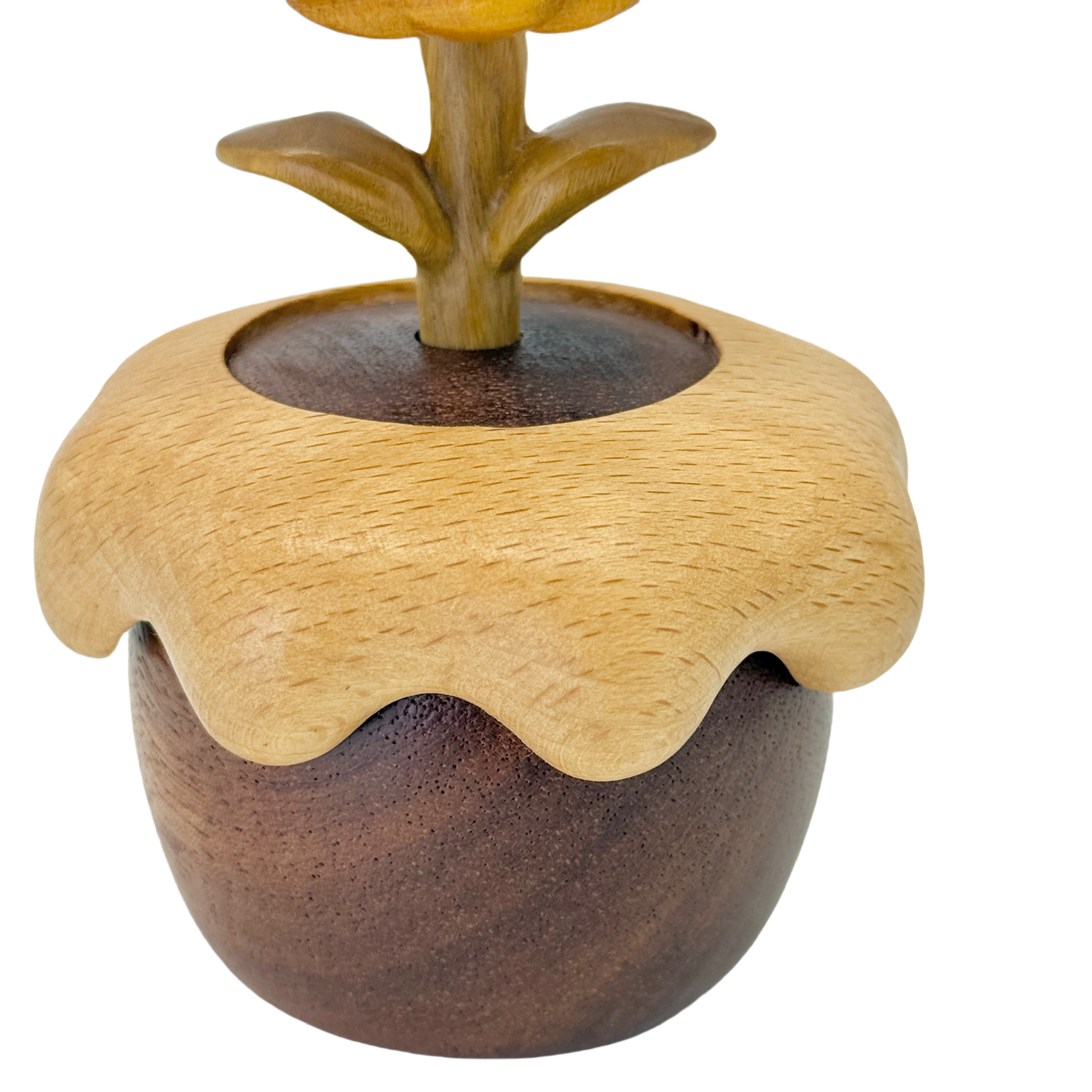 Smiling Sunflower Rotating Music Box (Melody Castle in the Sky)