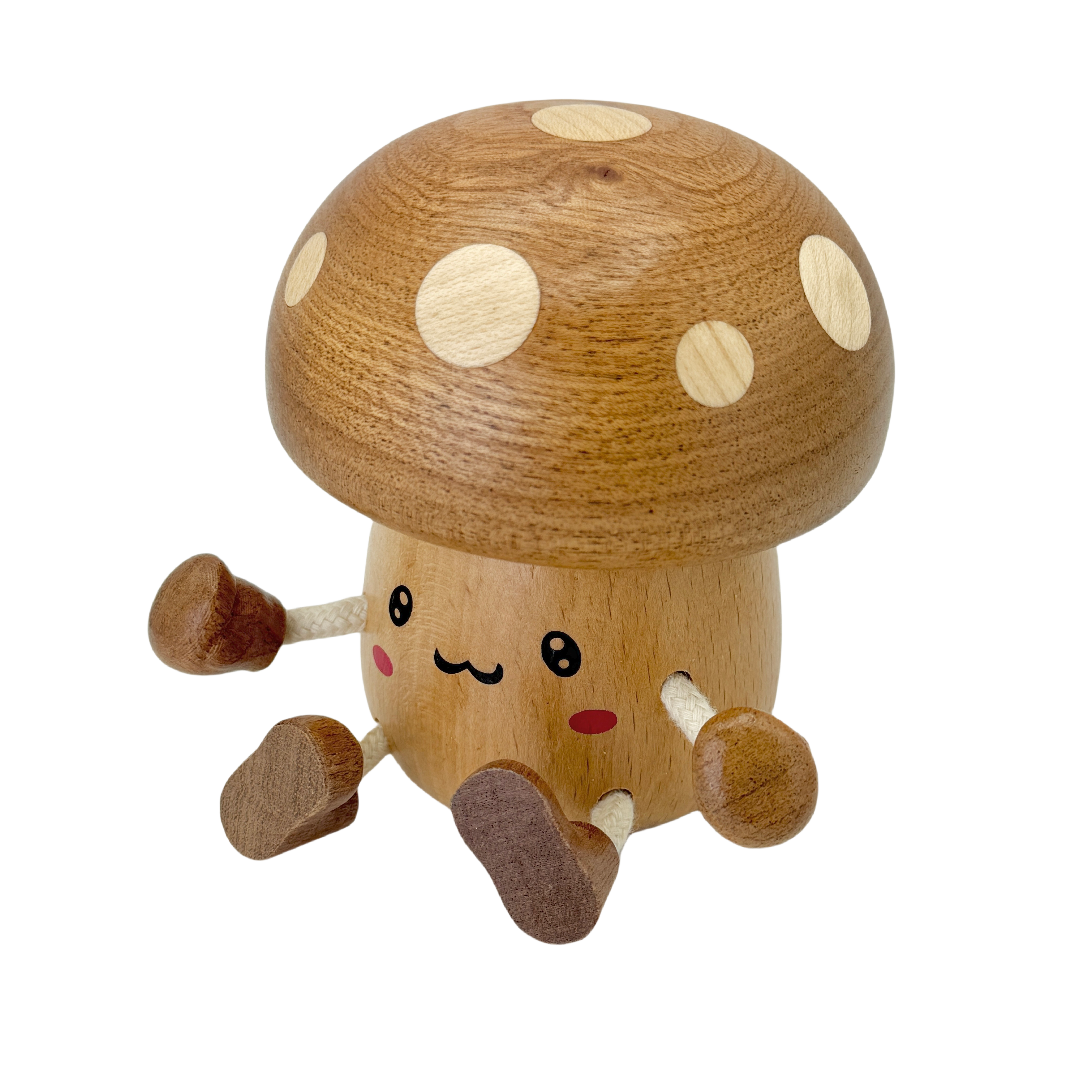 Cute Smiling Mushroom Doll Music Box (Melody Castle in the Sky)