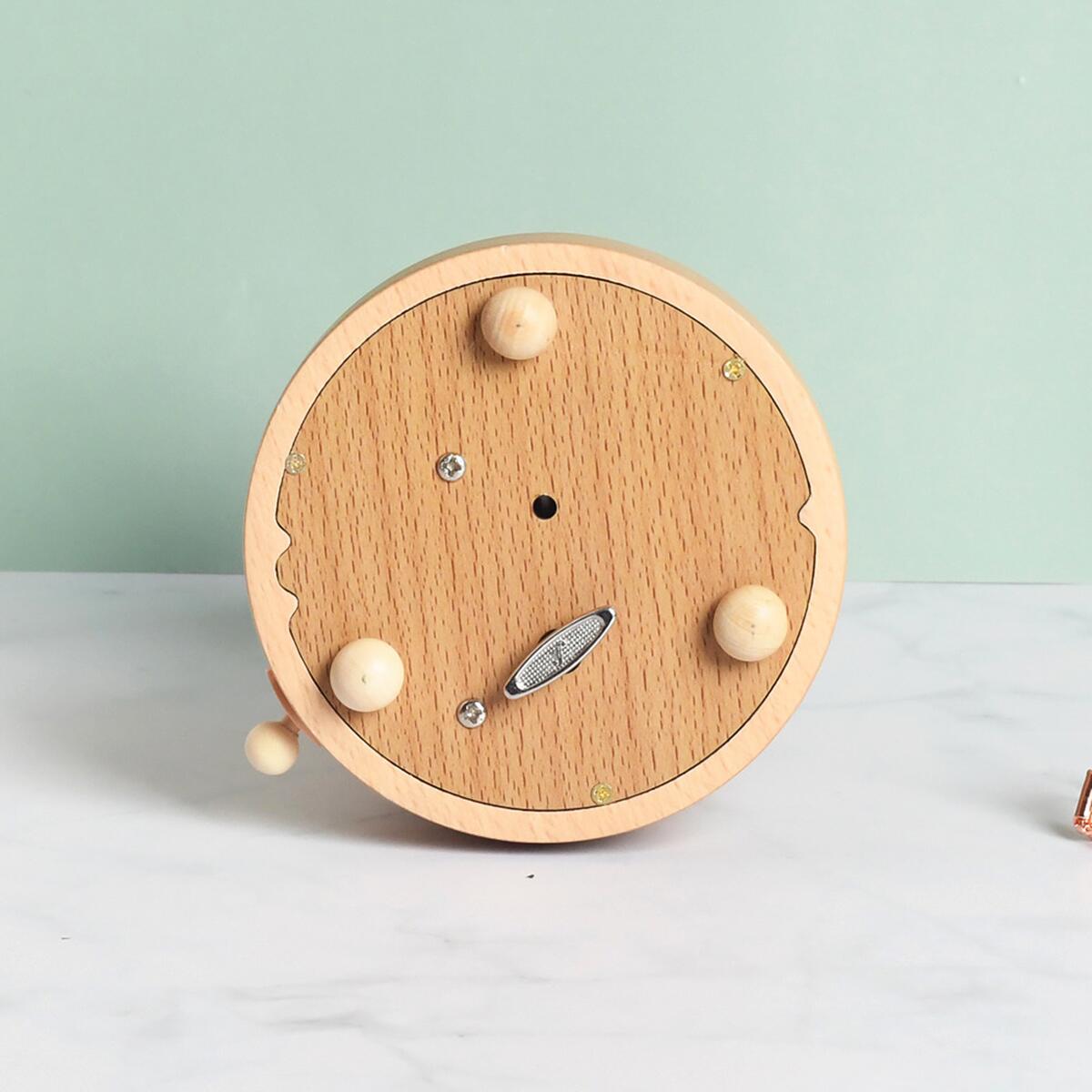 Wooden Carousel Music Box (Melody: Castle in the Sky)