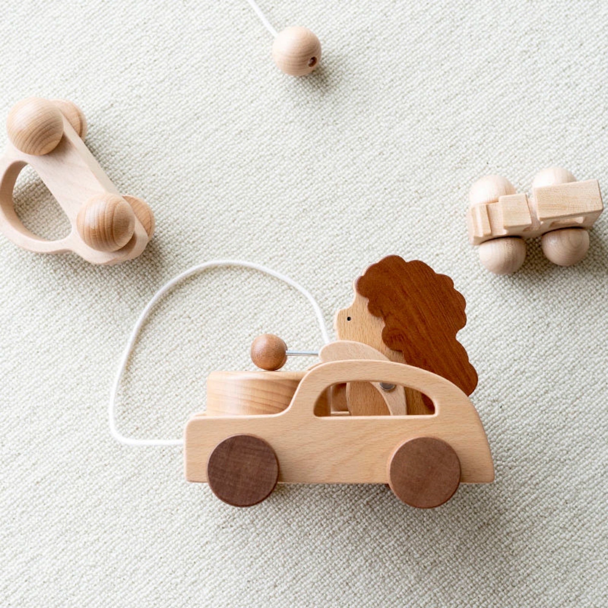 Wooden Hedgehog Trailer
