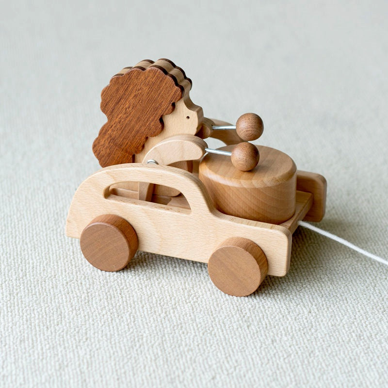 Wooden Hedgehog Trailer