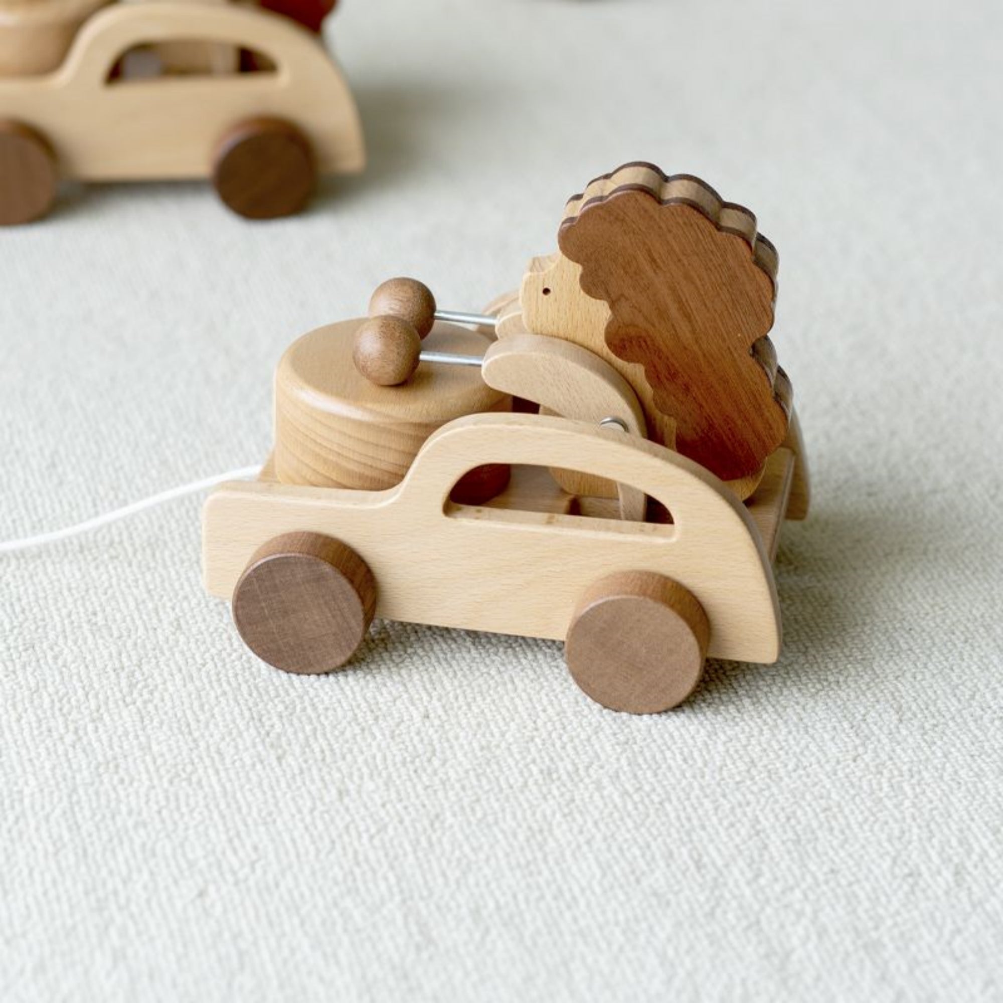 Wooden Hedgehog Trailer
