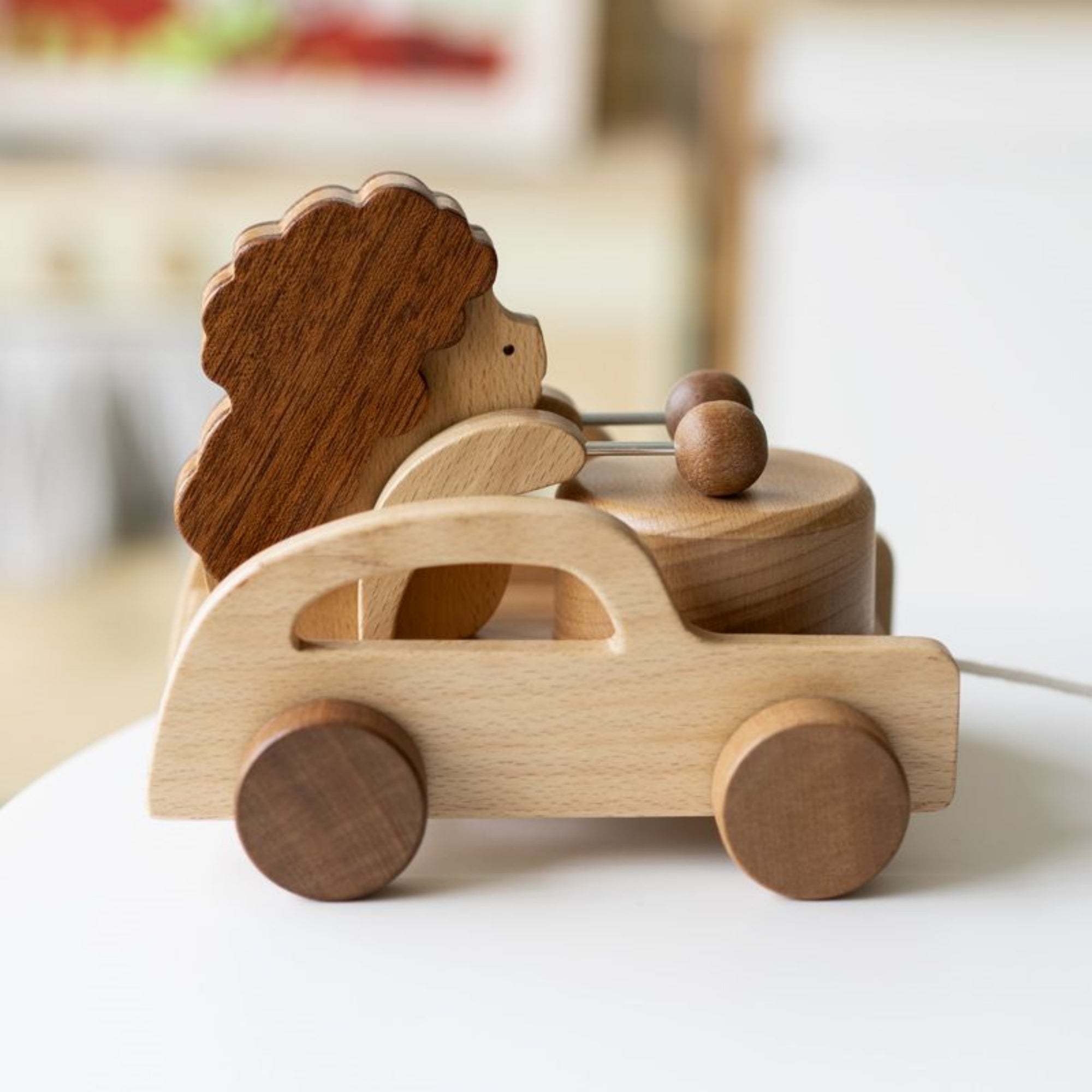 Wooden Hedgehog Trailer