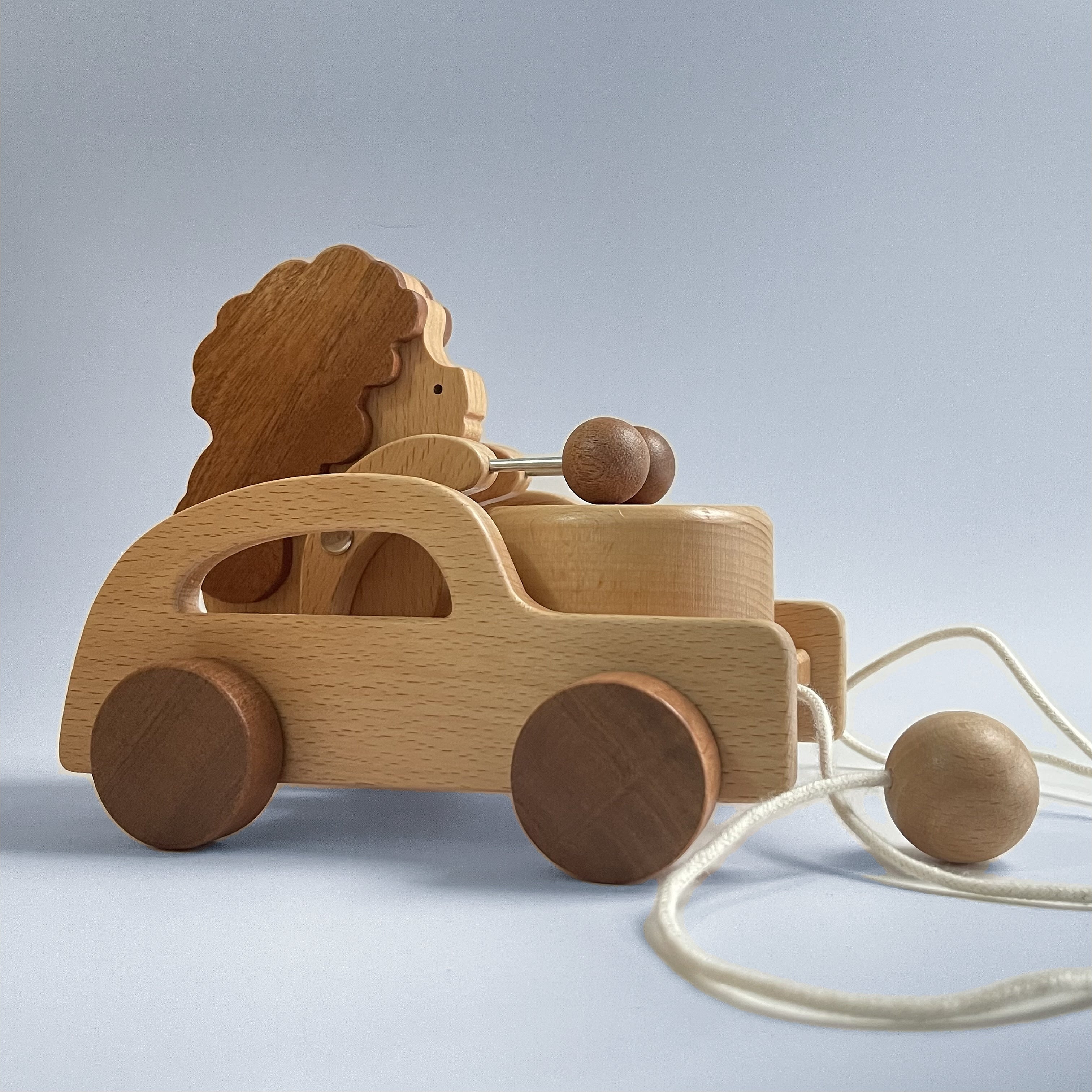 Wooden Hedgehog Trailer