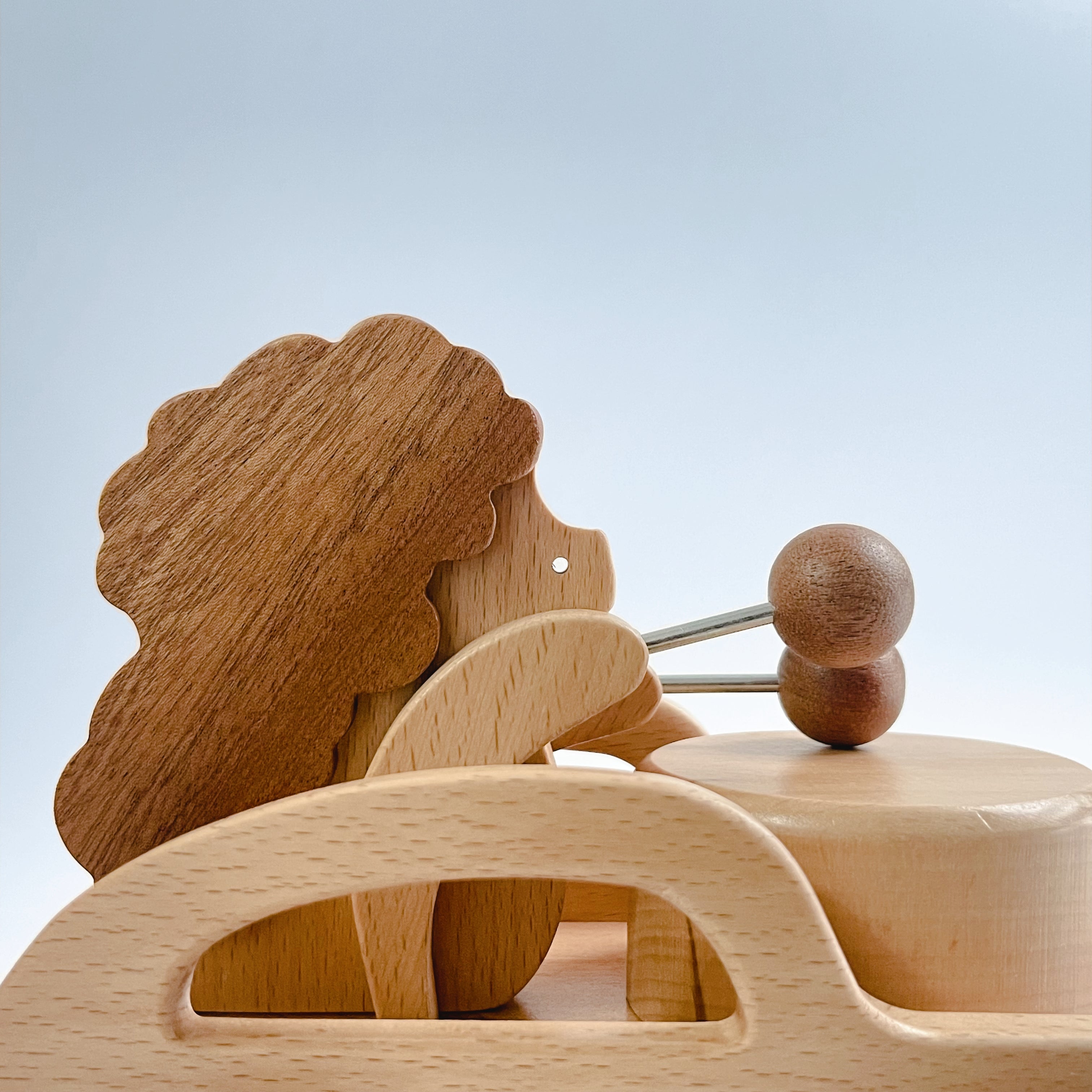Wooden Hedgehog Trailer
