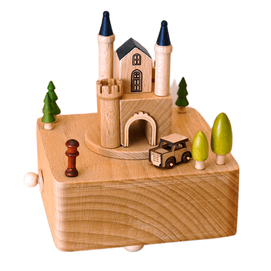 Castle in the Forest with a Moving Car (Melody: Castle in the Sky)