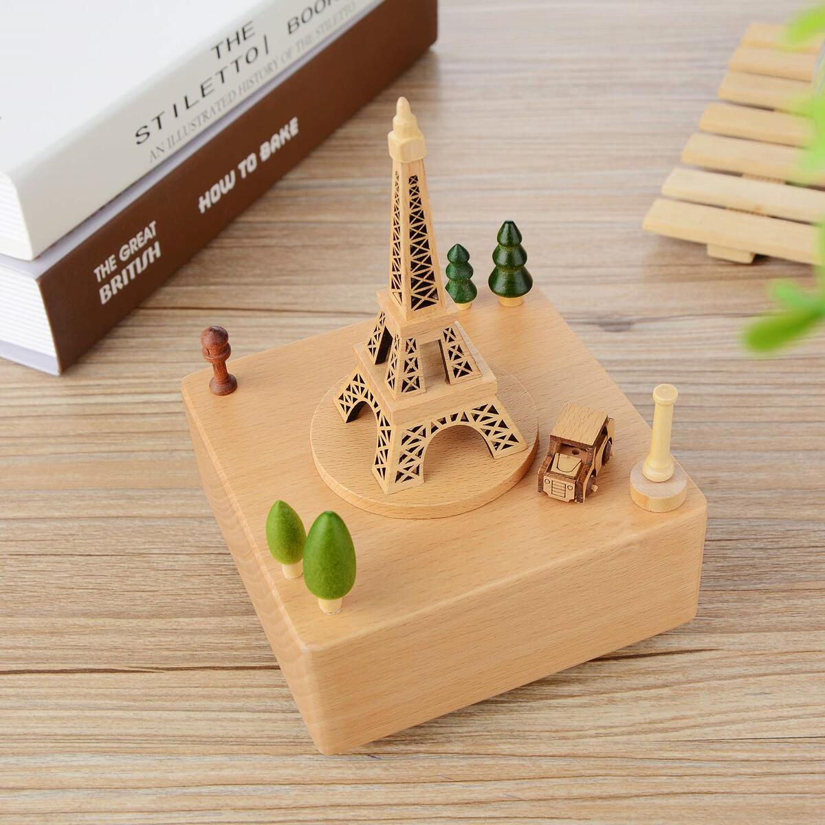 Spieluhr „Pariser Eiffelturm“ (Melodie: Meet)