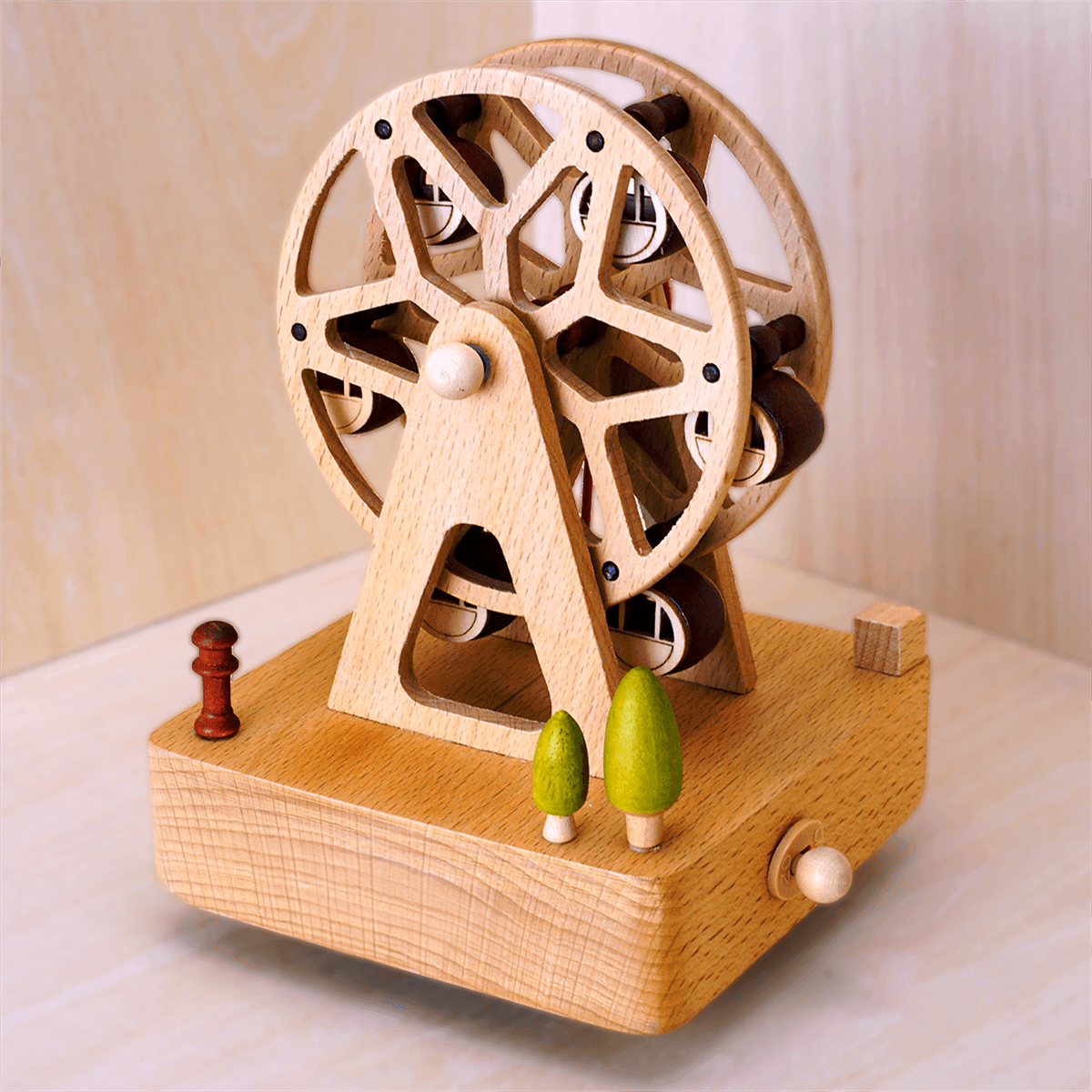 Rotating Ferris Wheel Music Box (Melody: Castle in the Sky)