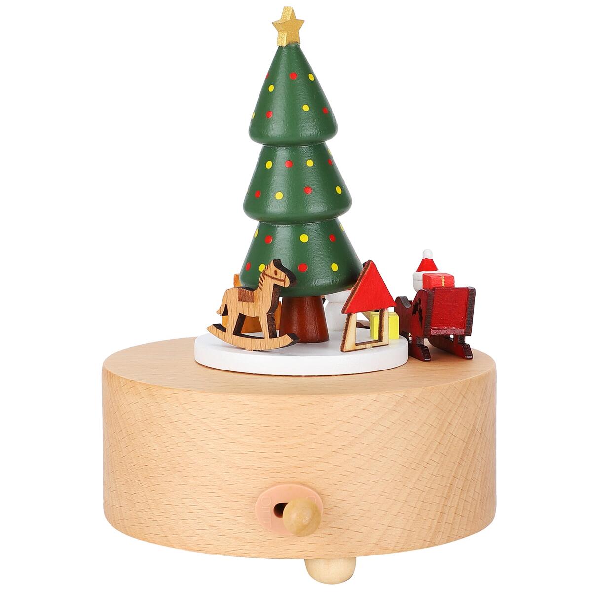 Santa sleigh and Christmas Tree (Melody: We Wish You a Merry Christmas)